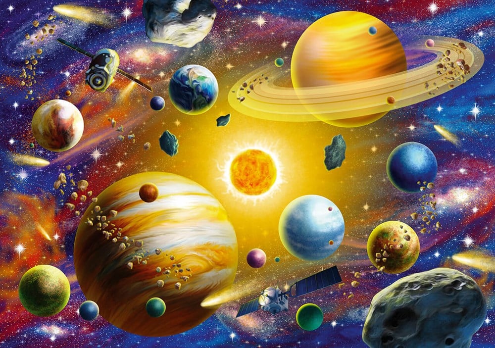 KS 1000 Parça Puzzle Solar System KS Puzzle KS 20572