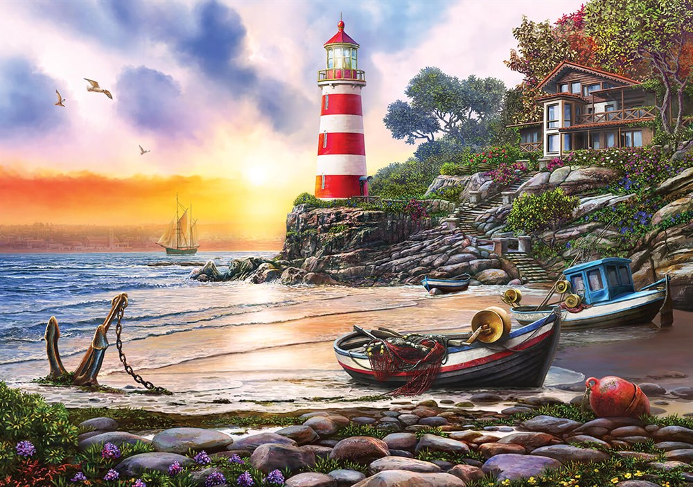KS 1500 Parça Puzzle Lighthouse KS Puzzle KS 22019