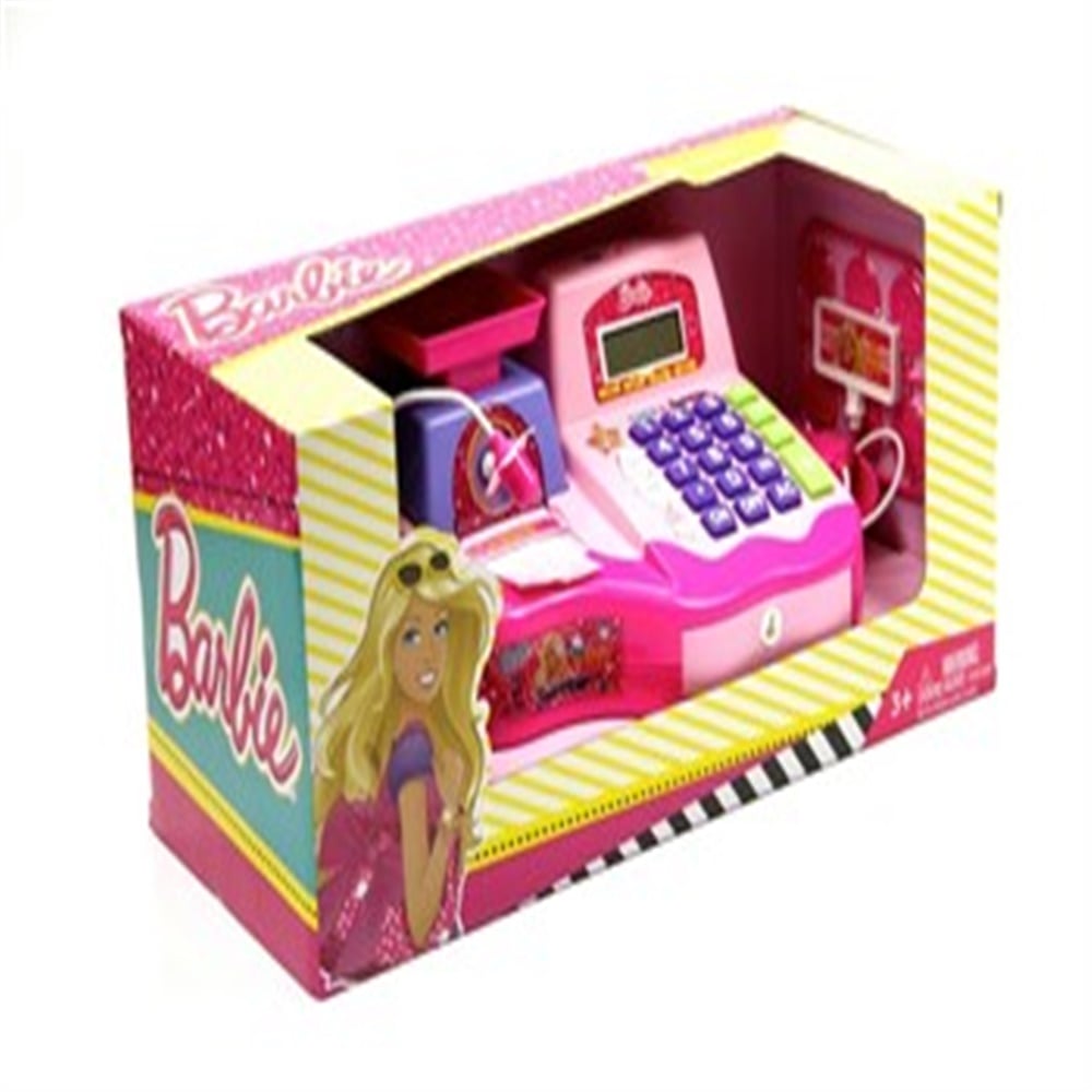 Barbie Mikrofonlu Oyuncak Yazar Kasa Seti