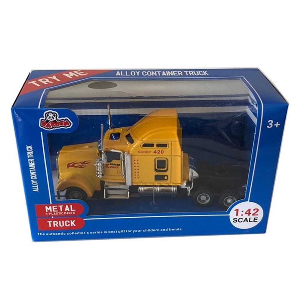 Kutulu Sürtmeli 1:42 Metal Tır Çekici Işıklı Ve Sesli 