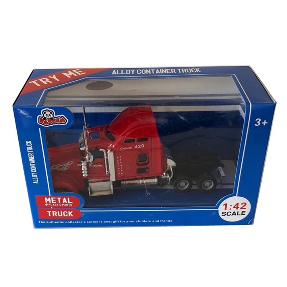 Kutulu Sürtmeli 1:42 Metal Tır Çekici Işıklı Ve Sesli 