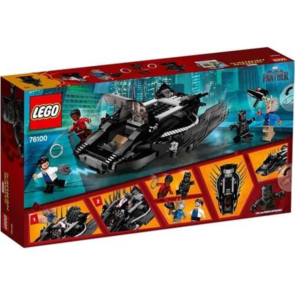 Lego Marvel Super Heroes Kraliyet Pençe Savaşcı Saldırısı 76100 Lego 76100