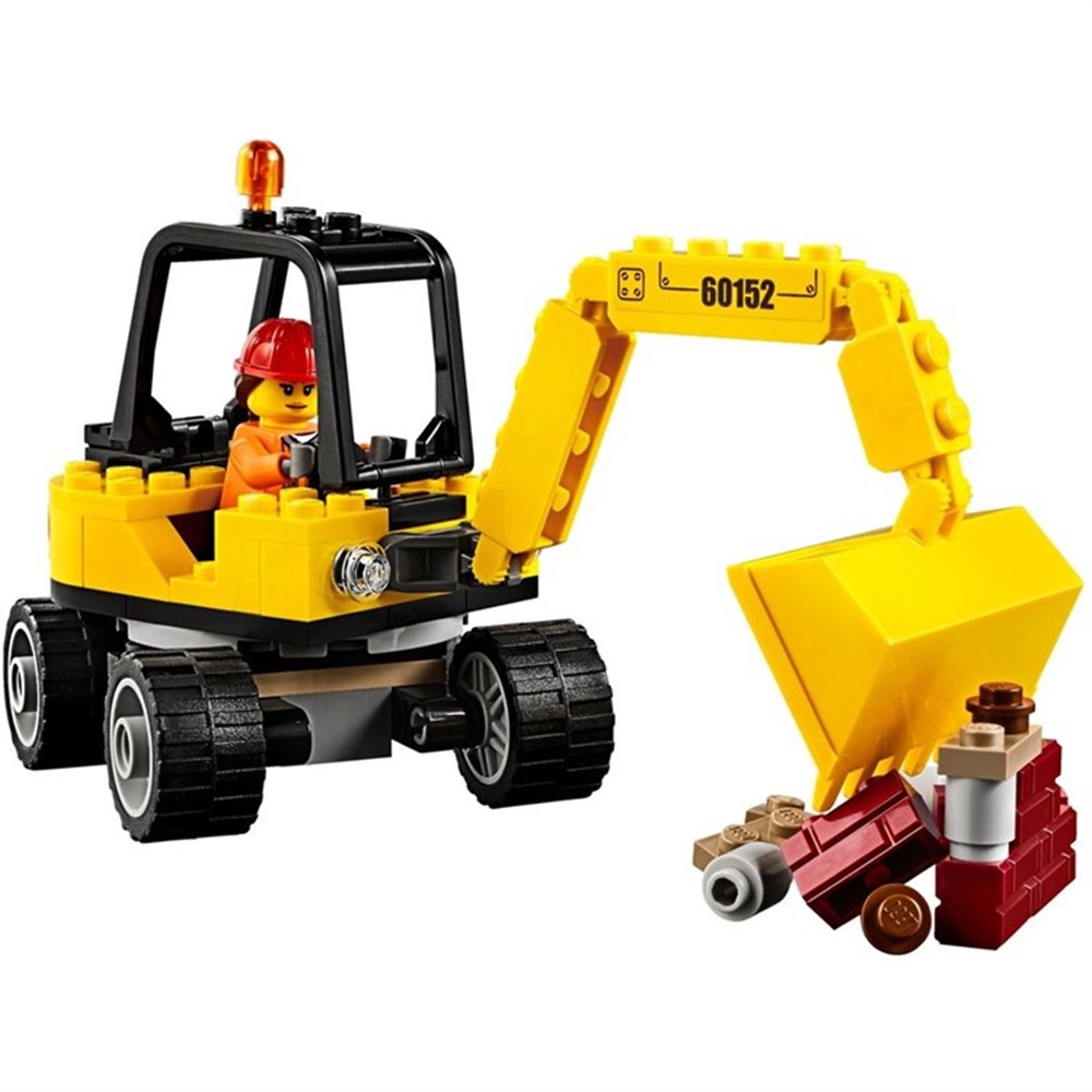 Lego City Süpürücü ve Ekskavatör LSC60152