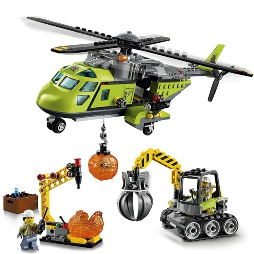 LEGO City Volkan Malzeme Helikopteri 60123