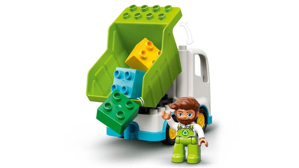Lego Duplo Kasabası Çöp Kamyonu ve Geri Dönüşüm 10945 Lego LED10945