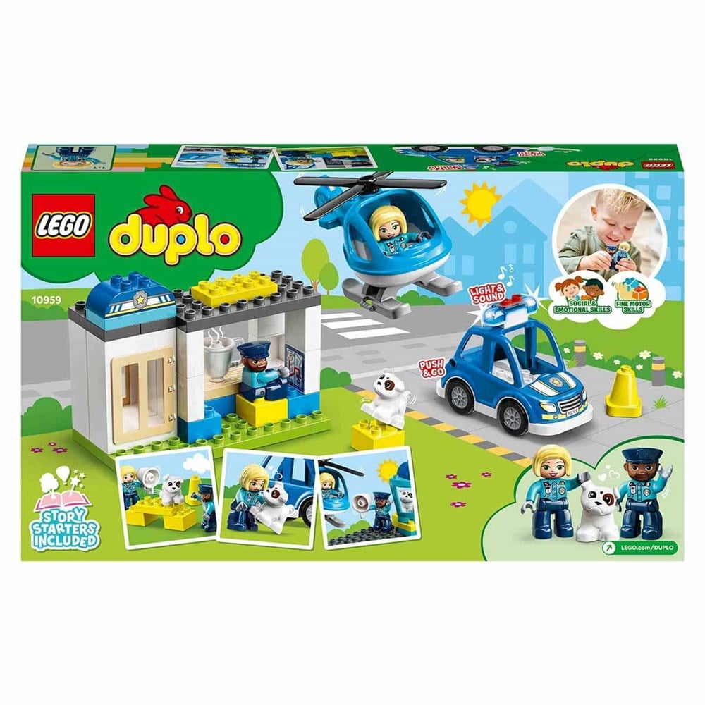 LEGO Duplo Kurtarma Polis Merkezi ve Helikopter 10959 LEGO LED10959