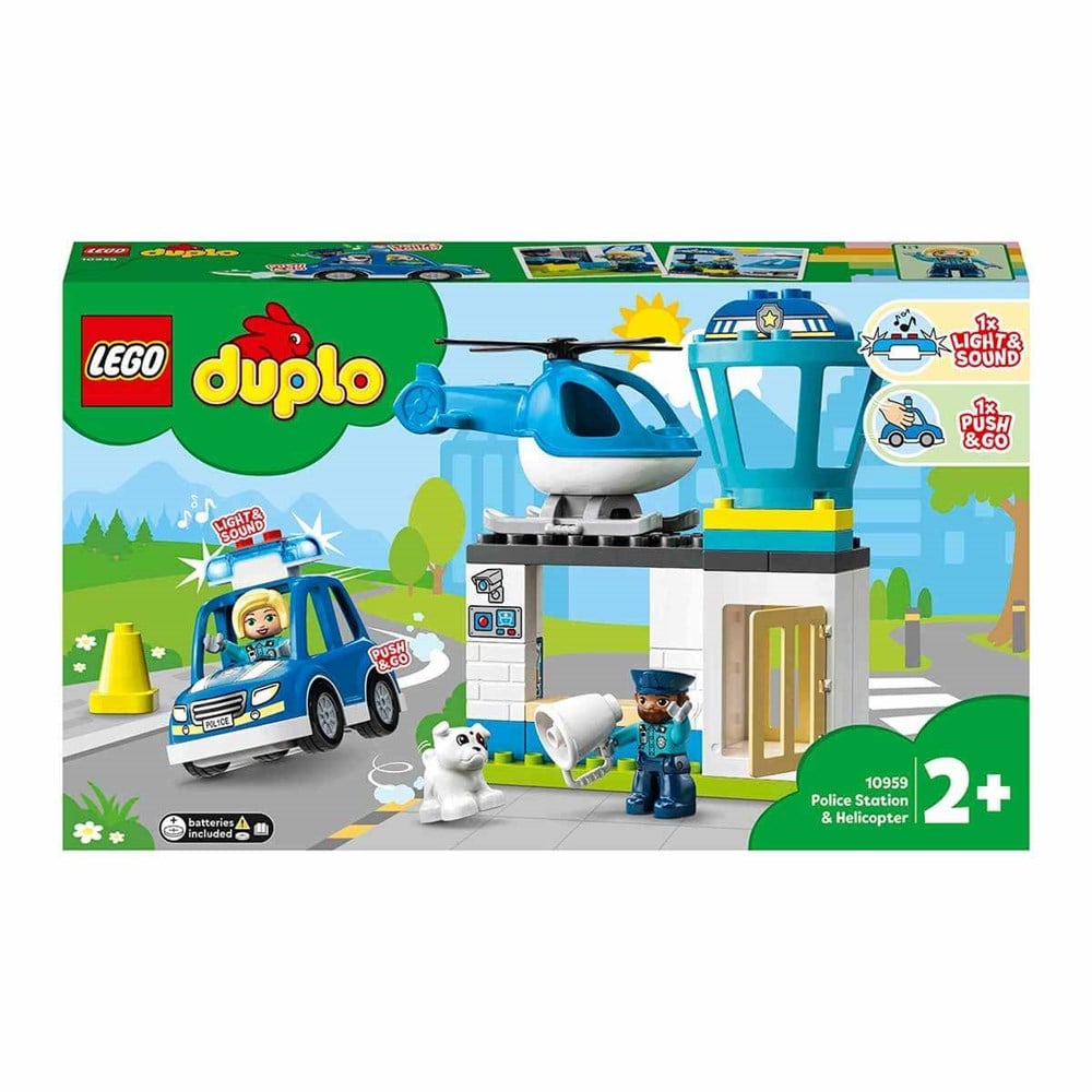LEGO Duplo Kurtarma Polis Merkezi ve Helikopter 10959 LEGO LED10959