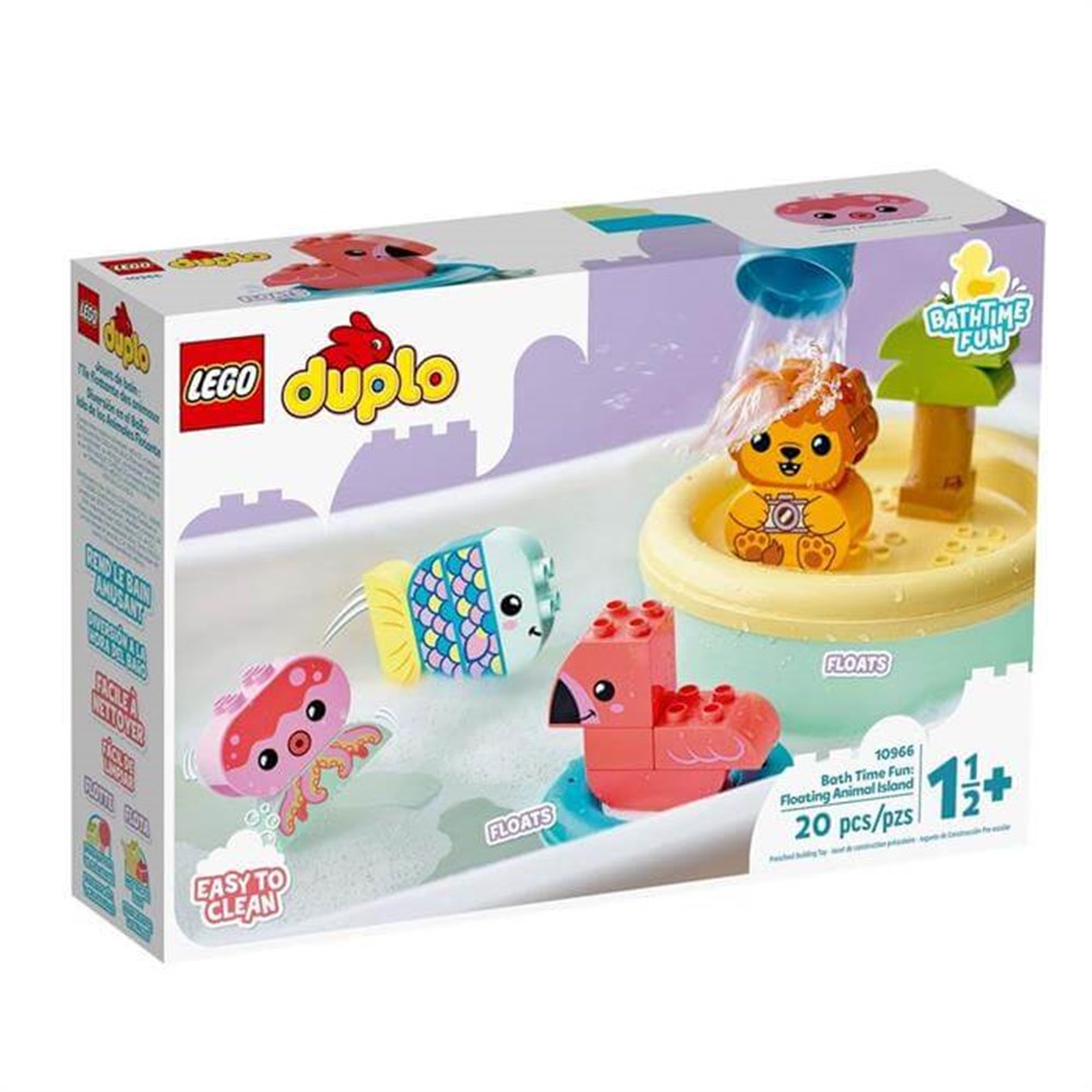 LEGO DUPLO ILK BANYO ZAMANI EGLENCESI YUZEN HAYVAN ADASI 10966 Lego LED10966