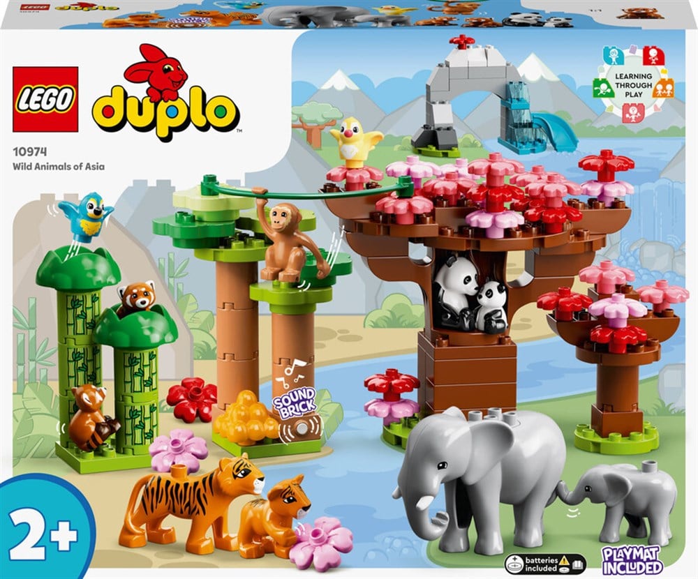LEGO Duplo Vahşi Asya Hayvanları 10974 Lego LED10974
