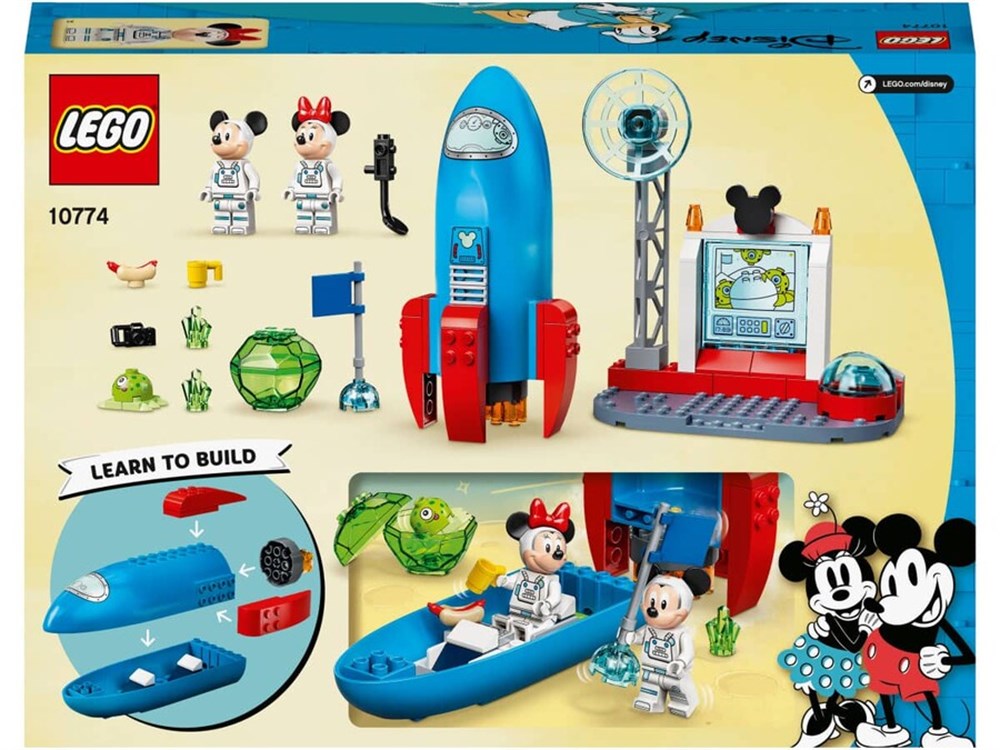 LEGO Disney Mickey ve Minnie Fare'nin Uzay Roketi 10774 Lego LEJ10774