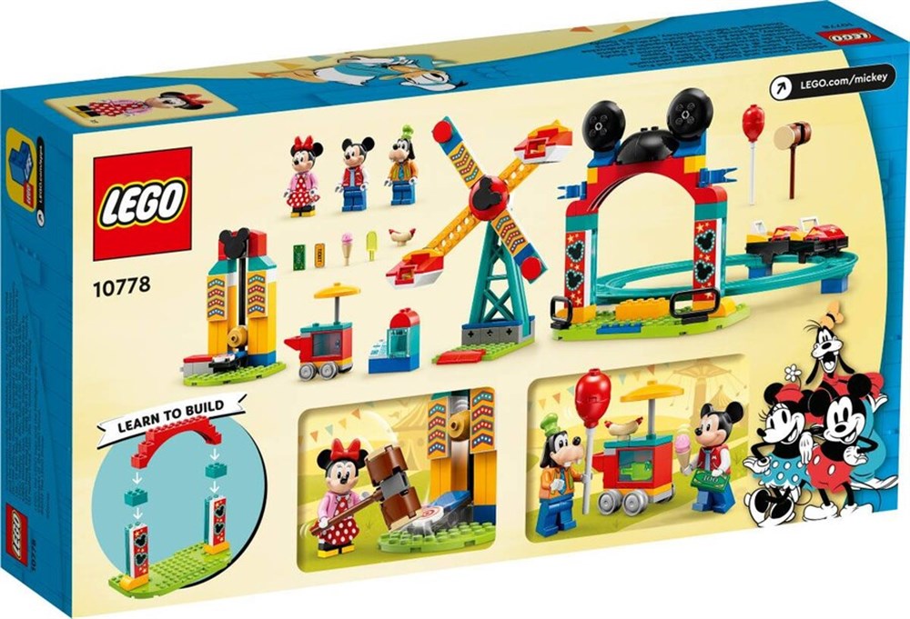 LEGO Disney Mickey, Minnie ve Goofy'nin Lunapark Eğlencesi 10778 Lego LEJ10778