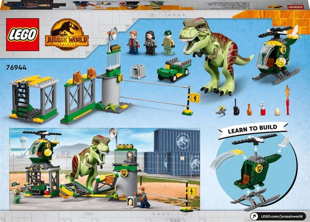 LEGO Jurassic World T-Rex Dinozor Kaçışı 76944 Lego LJW76944