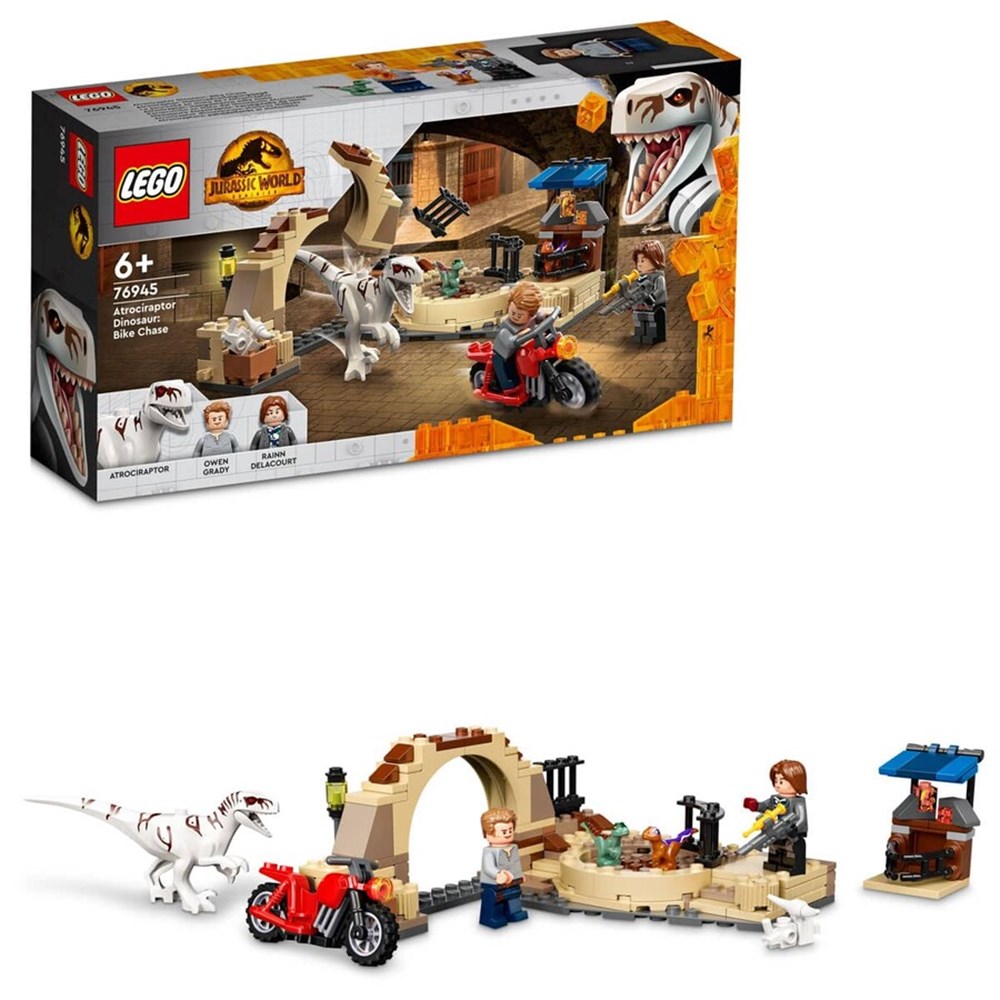 LEGO Jurassic World Atrociraptor Dinozor: Motosiklet Takibi 76945 Lego LJW76945