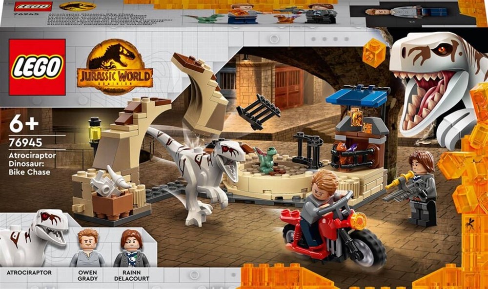 LEGO Jurassic World Atrociraptor Dinozor: Motosiklet Takibi 76945 Lego LJW76945