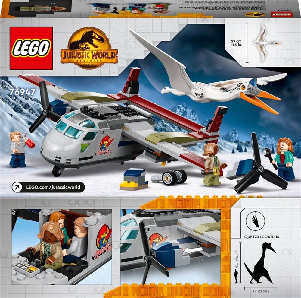LEGO Jurassic World Quetzalcoatlus Uçak Pususu 76947 Lego LJW76947