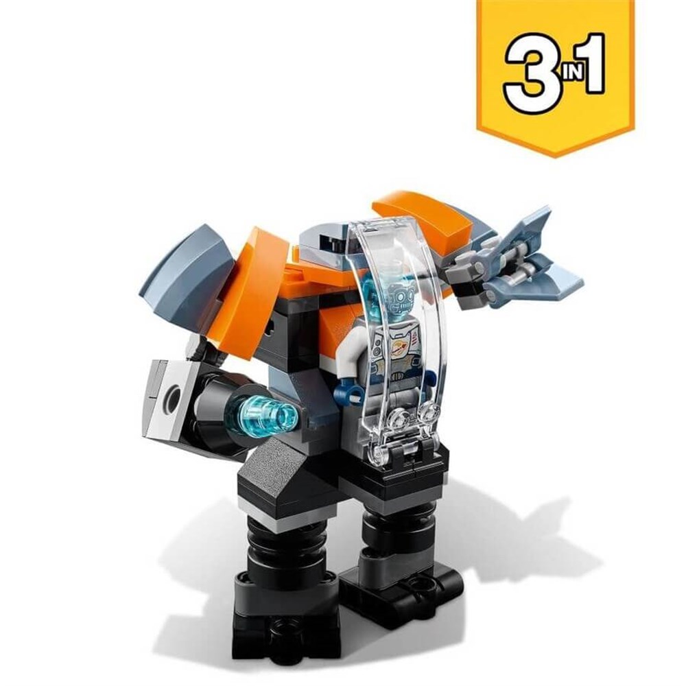Lego Creator 3'ü 1 Arada Siber İnsansız Hava Aracı 31111 Lego LMC31111