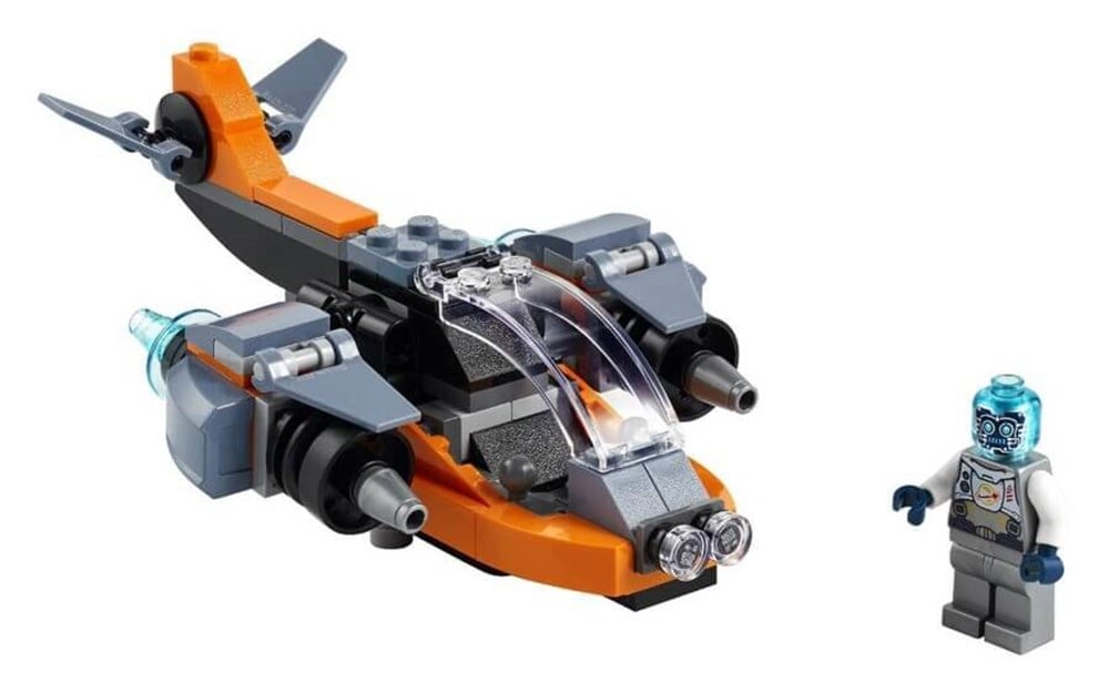 Lego Creator 3'ü 1 Arada Siber İnsansız Hava Aracı 31111 Lego LMC31111