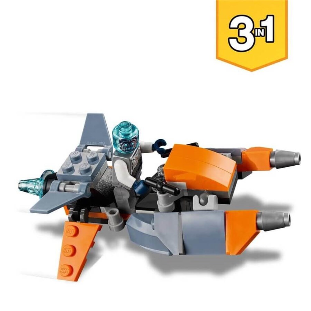 Lego Creator 3'ü 1 Arada Siber İnsansız Hava Aracı 31111 Lego LMC31111