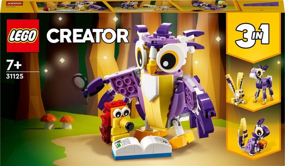 LEGO Creator 3’ü 1 arada Fantastik Orman Yaratıkları 31125 Lego LMC31125