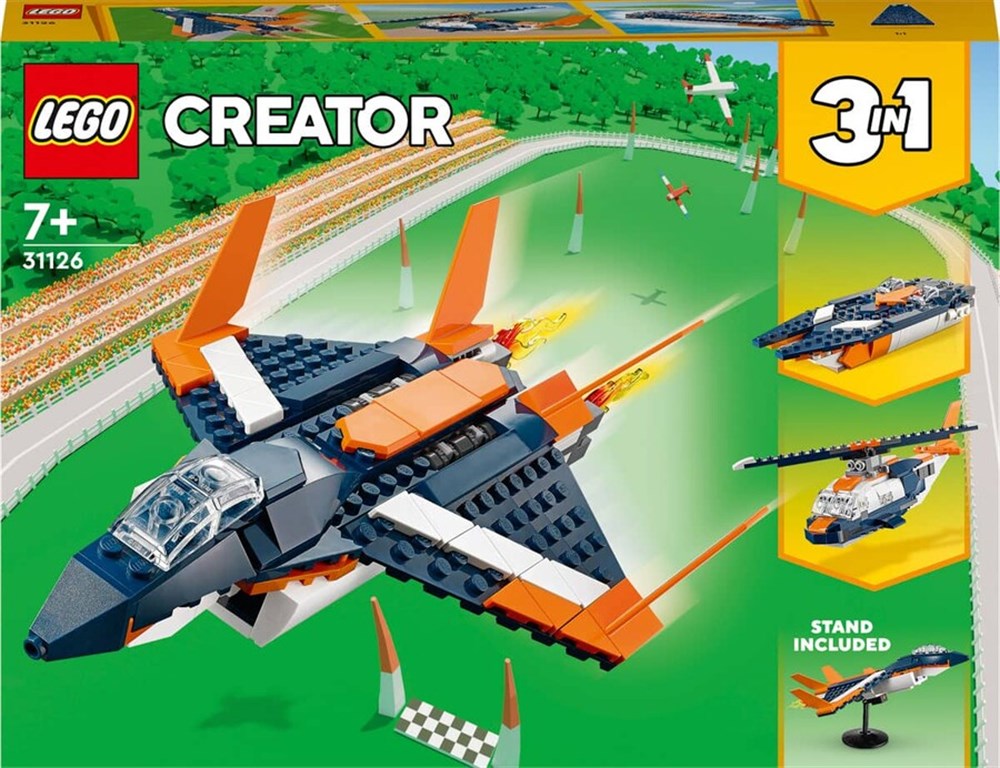 LEGO Creator 3’ü 1 Arada Süpersonik Jet 31126 Lego LMC31126