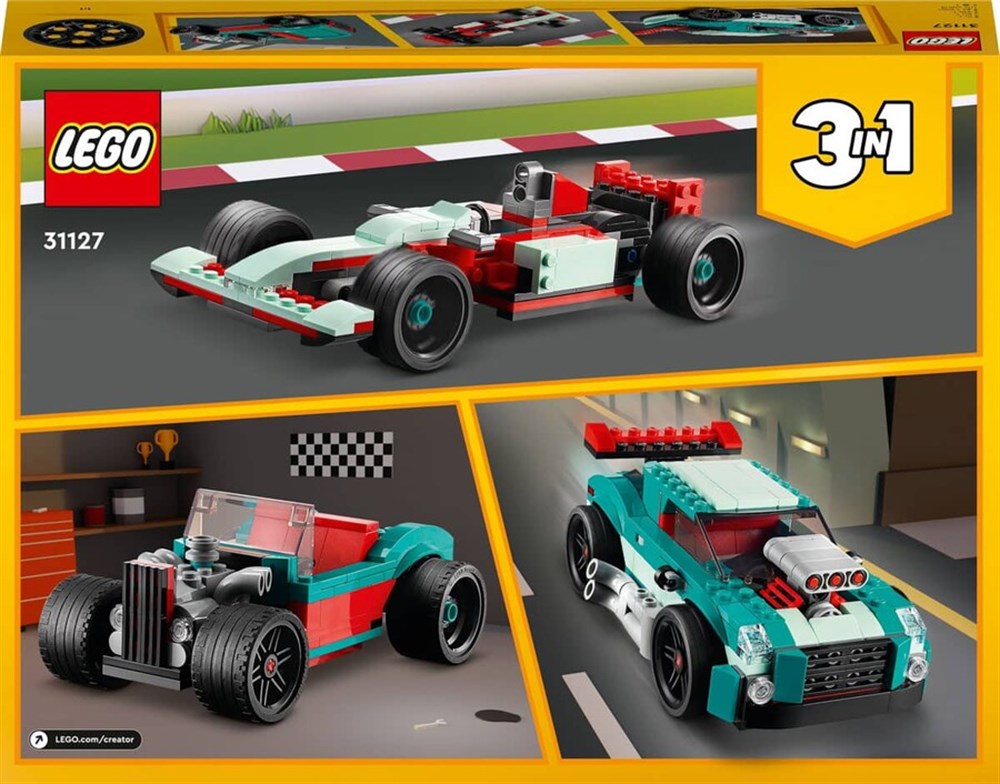 LEGO Creator 3’ü 1 Arada Sokak Yarışçısı 31127 Lego LMC31127