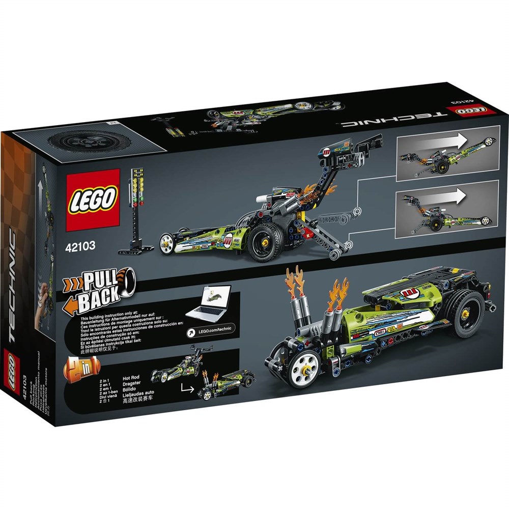 Lego Technic Drag 5 Yarış Arabası 42103 Lego LMT42103