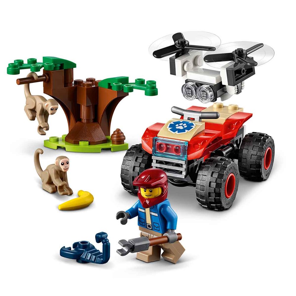 LEGO City Stunt Vahşi Hayvan Kurtarma ATV'si 60300 Lego LSC60300