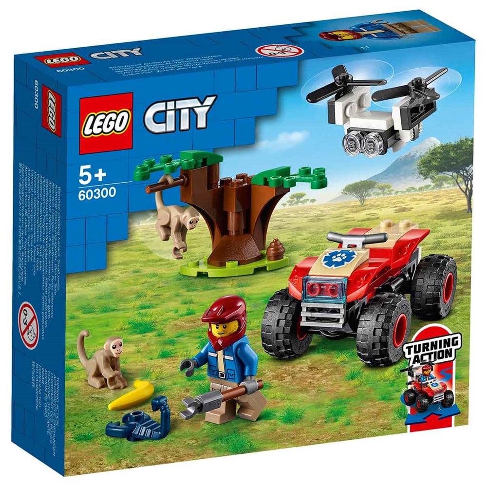 LEGO City Stunt Vahşi Hayvan Kurtarma ATV'si 60300 Lego LSC60300