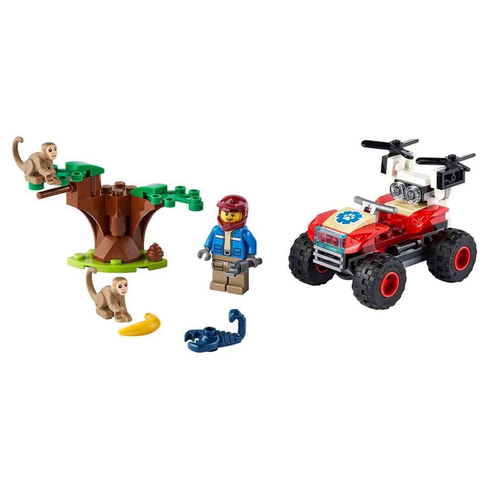 LEGO City Stunt Vahşi Hayvan Kurtarma ATV'si 60300 Lego LSC60300