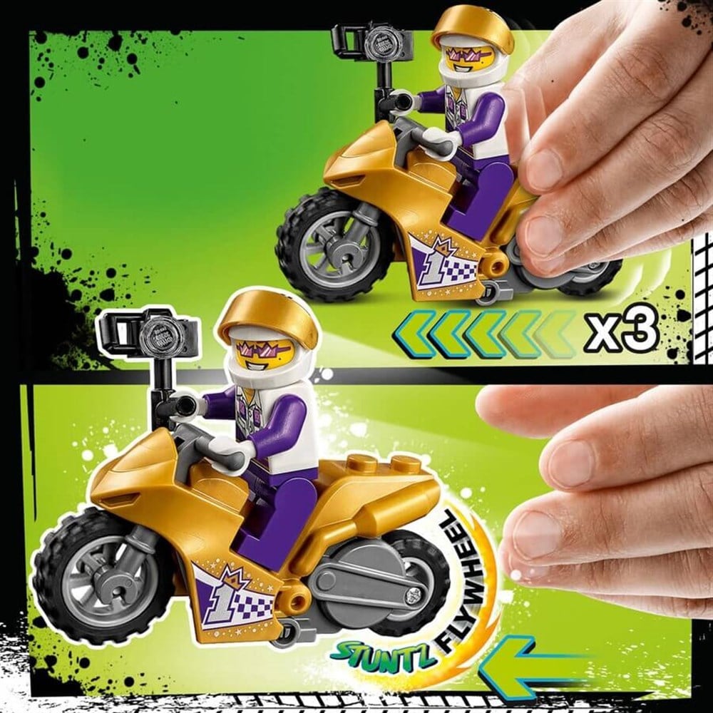 LEGO CITY KAMERALI GOSTERI MOTORSIKLETI 60309 Lego LSC60309
