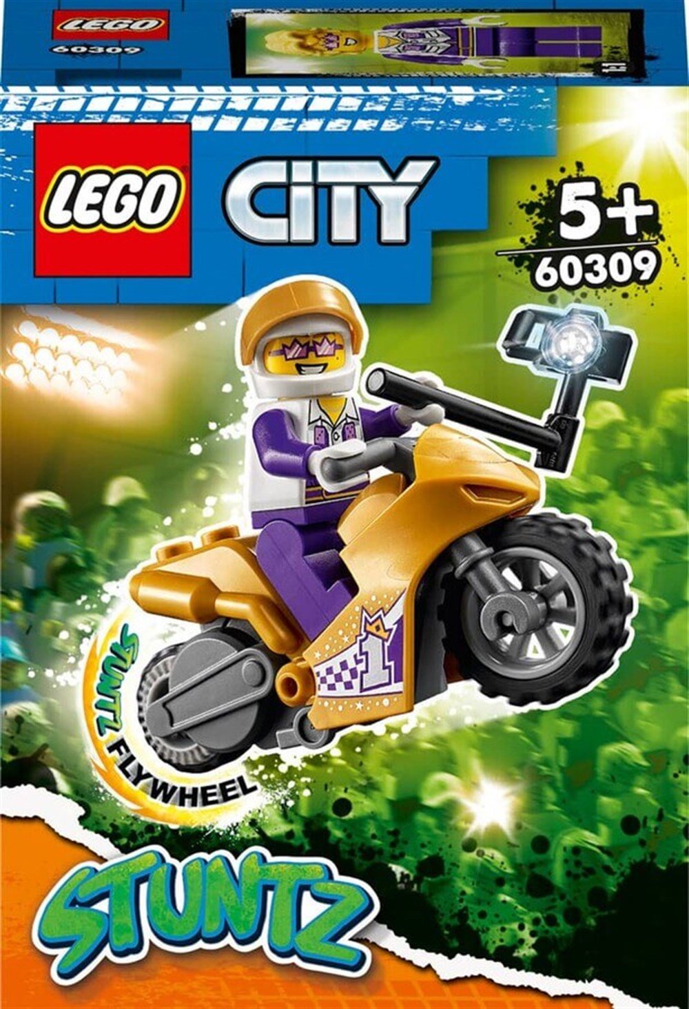 LEGO CITY KAMERALI GOSTERI MOTORSIKLETI 60309 Lego LSC60309