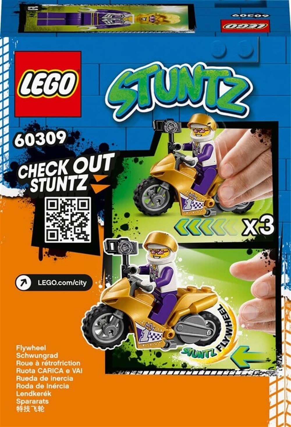 LEGO CITY KAMERALI GOSTERI MOTORSIKLETI 60309 Lego LSC60309