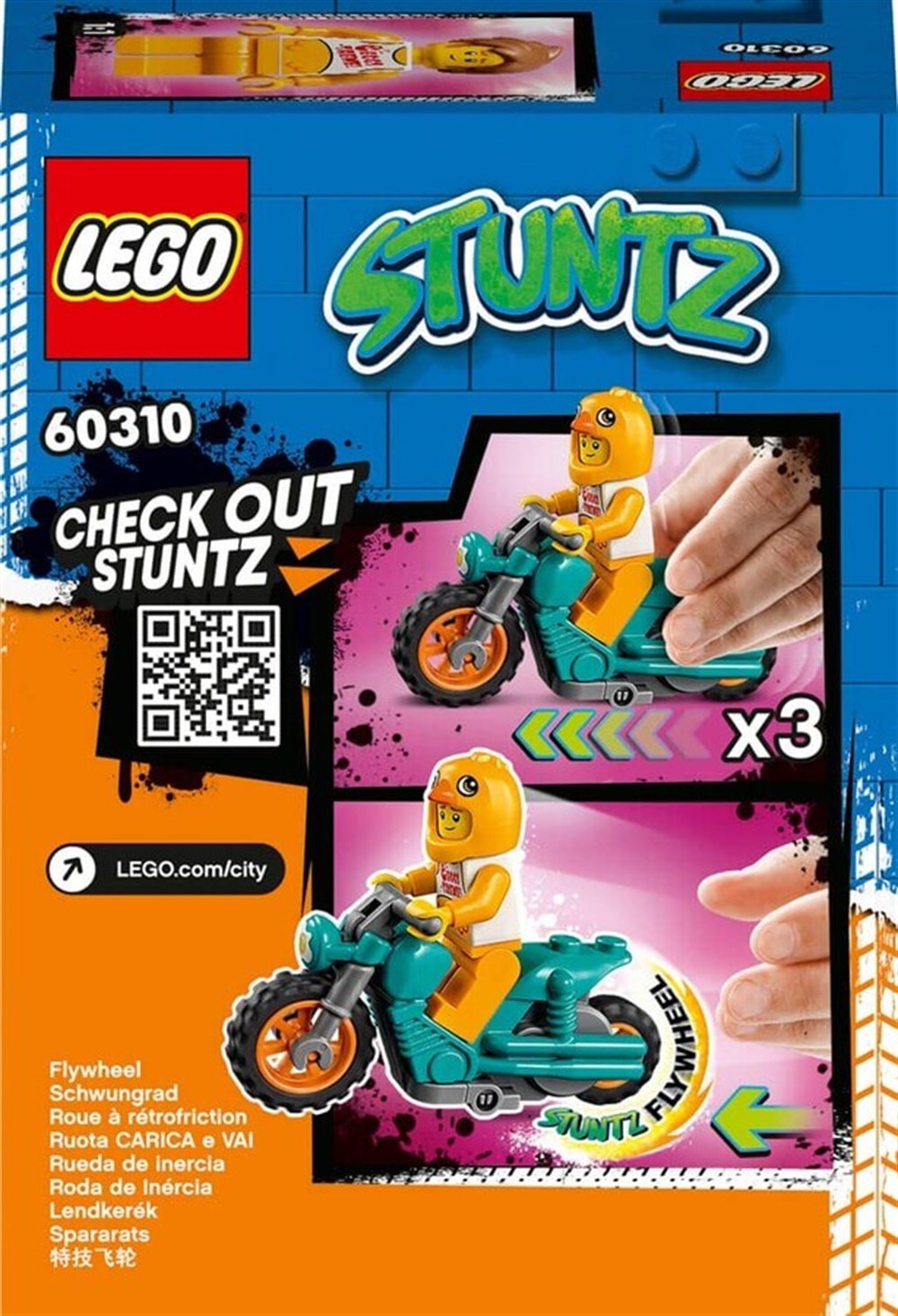 LEGO CITY TAVUK OGSTERI MOTORSIKLETI 60310 Lego LSC60310