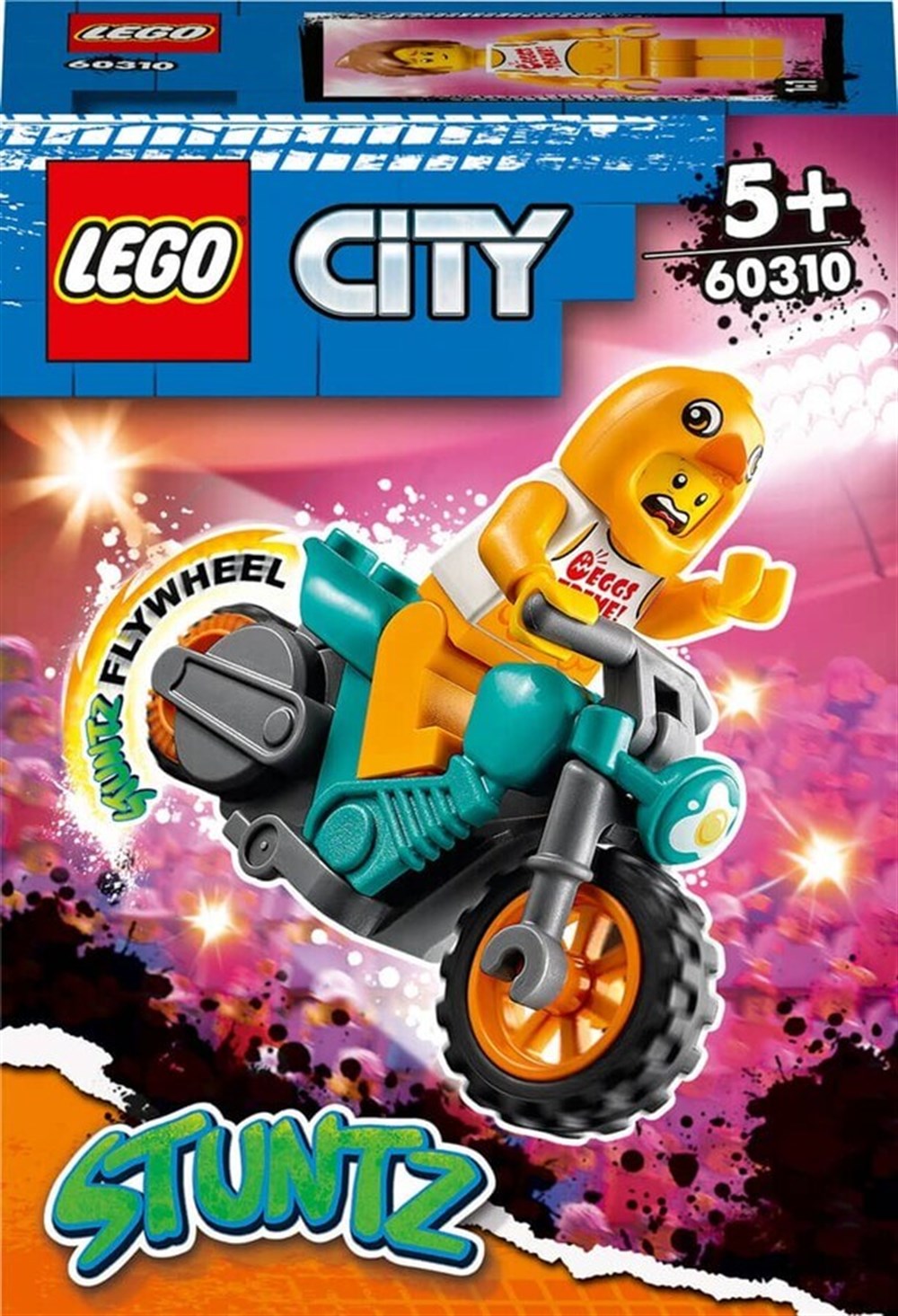 LEGO CITY TAVUK OGSTERI MOTORSIKLETI 60310 Lego LSC60310