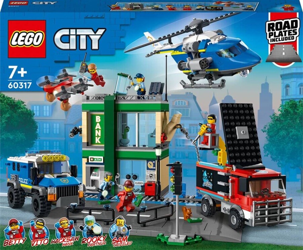 Lego City Bankada Polis Takibi 60317 Lego LSC60317