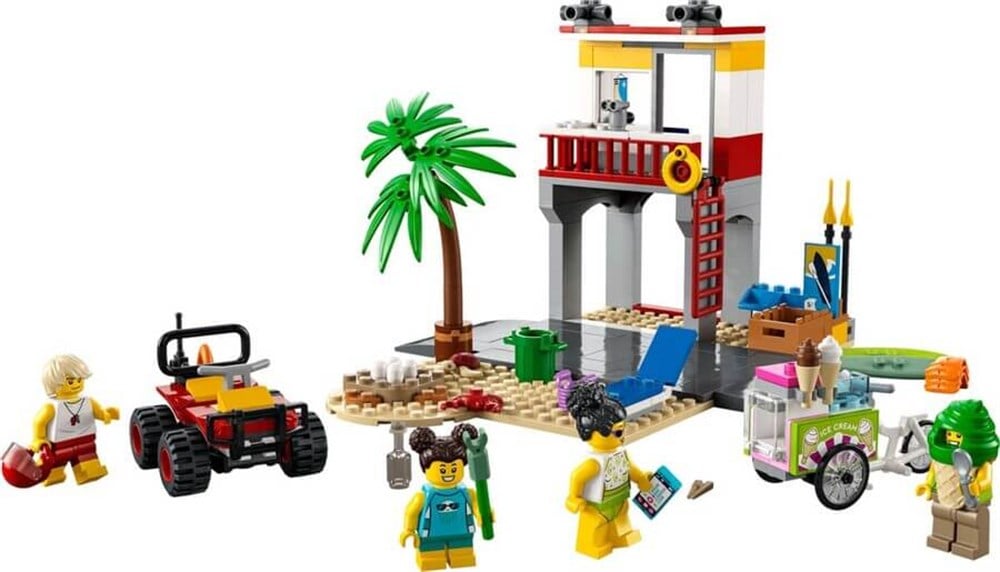 Lego City Plaj Cankurtaran Merkezi 60328 Lego LSC60328