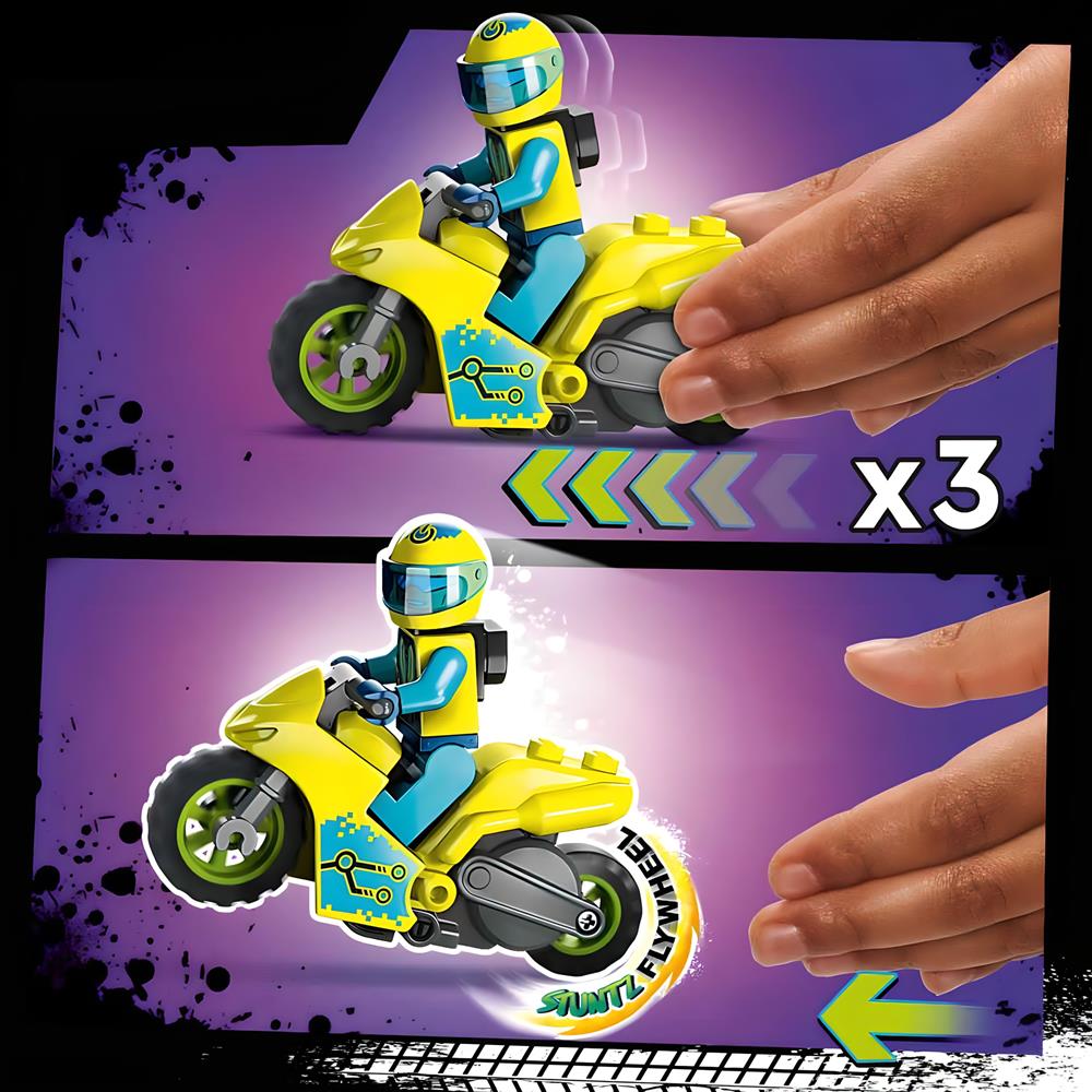 LEGO City Siber Gösteri Motosikleti 60358 Lego LSC60358