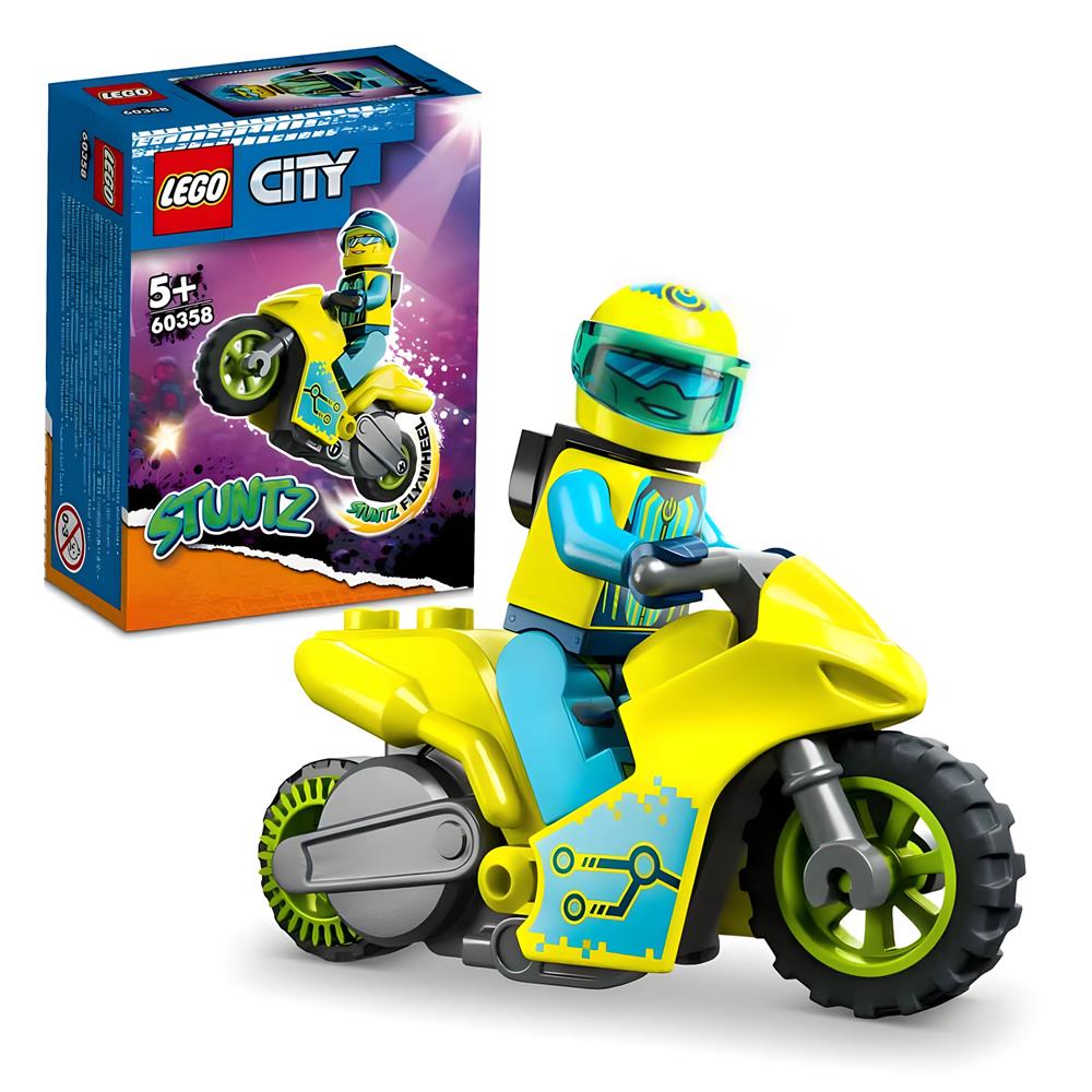 LEGO City Siber Gösteri Motosikleti 60358 Lego LSC60358