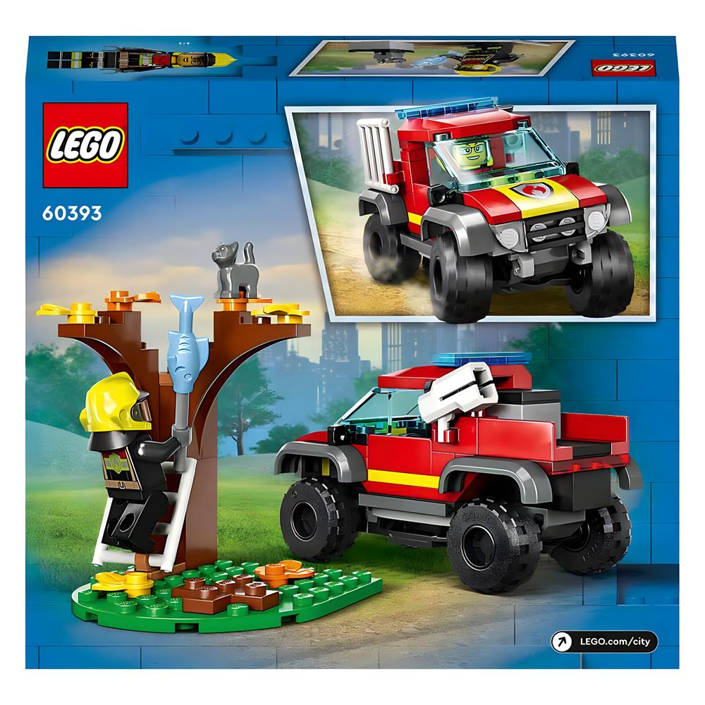 LEGO City 4x4 İtfaiye Kamyonu Kurtarma Operasyonu 60393 Lego LSC60393