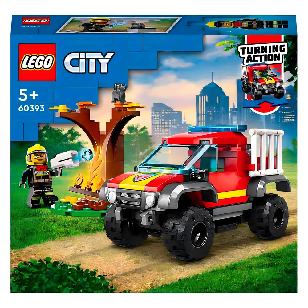 LEGO City 4x4 İtfaiye Kamyonu Kurtarma Operasyonu 60393 Lego LSC60393