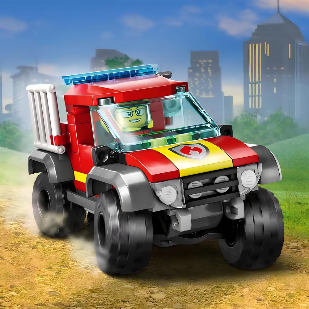 LEGO City 4x4 İtfaiye Kamyonu Kurtarma Operasyonu 60393 Lego LSC60393