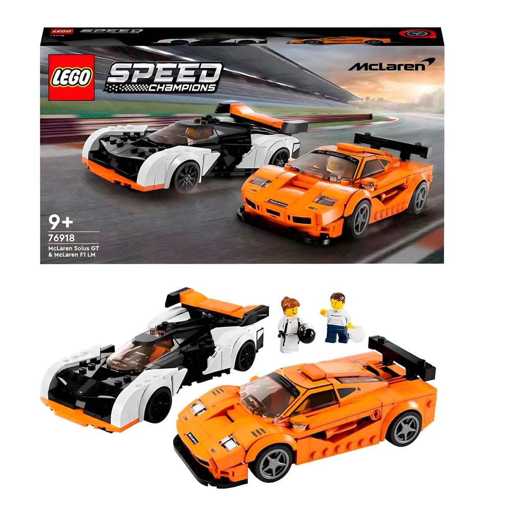  LEGO Speed Champions McLaren Solus GT ve McLaren F1 LM 76918 Lego LSR76918