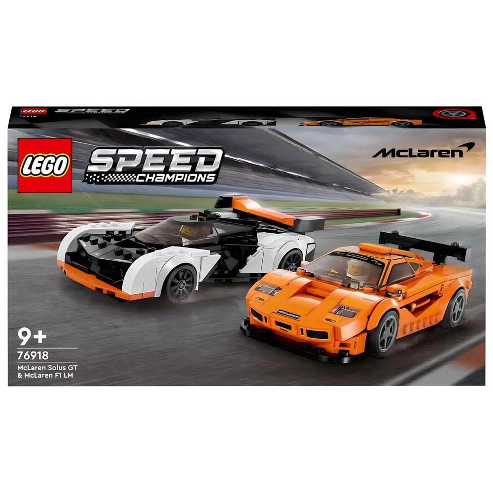  LEGO Speed Champions McLaren Solus GT ve McLaren F1 LM 76918 Lego LSR76918