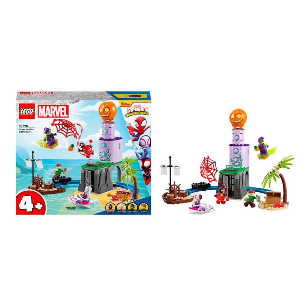 LEGO Marvel Spidey Ekibi Yeşil Goblin'in Deniz Fenerinde 10790 Lego LSS10790