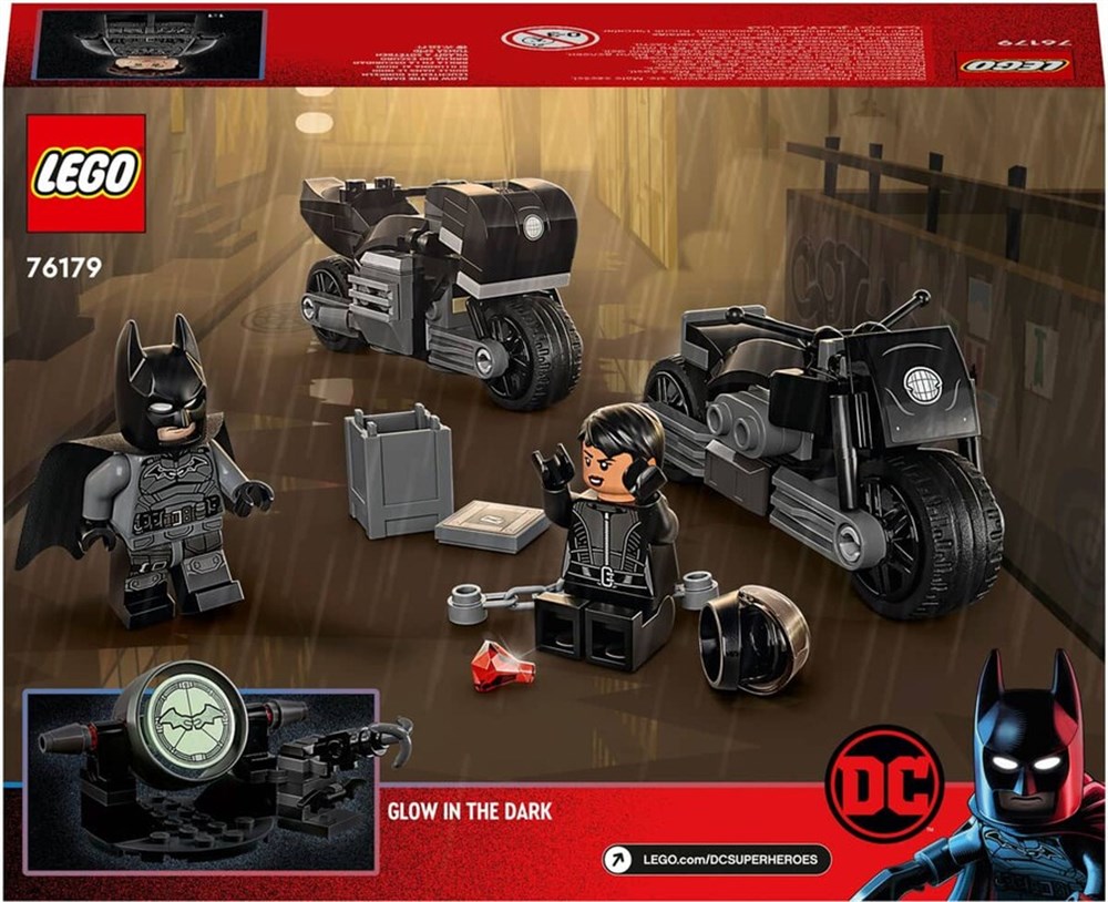 Lego DC Batman Batman ve Selina Kyle'ın Motosiklet Takibi 76179 Lego LSS76179