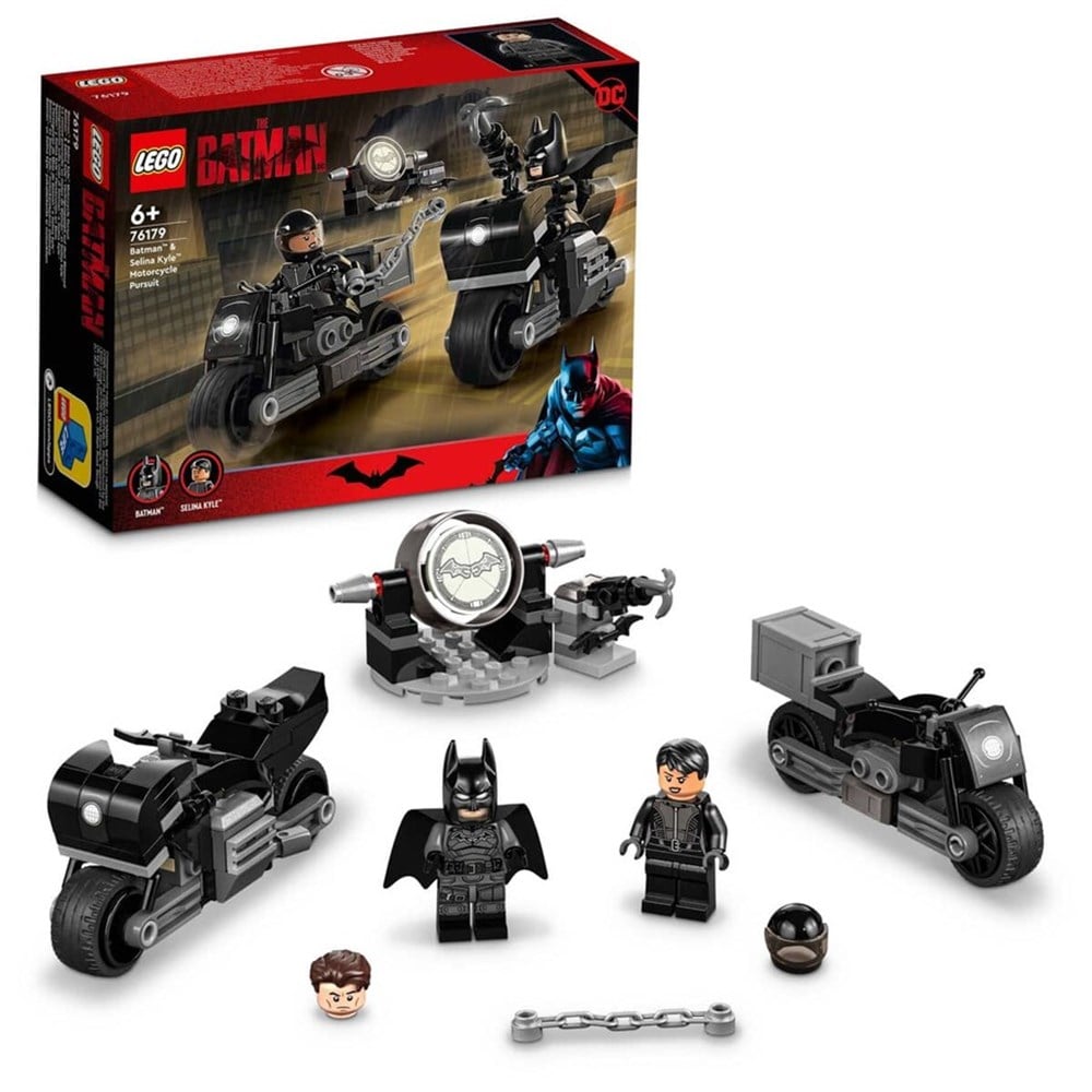 Lego DC Batman Batman ve Selina Kyle'ın Motosiklet Takibi 76179 Lego LSS76179