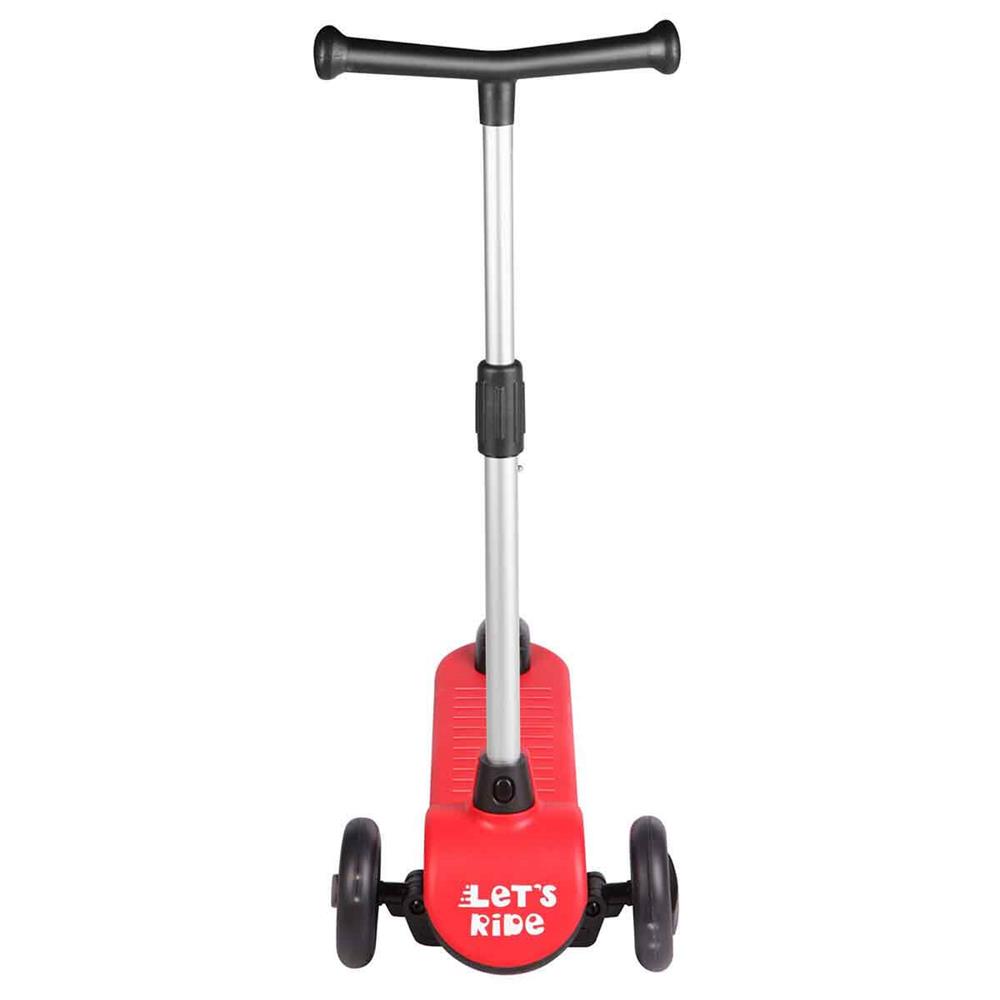 LC Let's Ride Işıklı ve 3 Tekerlekli Kırmızı Çocuk Scooter Lets Be Child ENF LC 30906