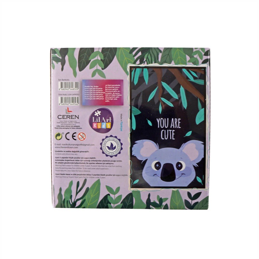 Lilart Puzzle Little Animal Serisi 96 Parça Lilamor ST006