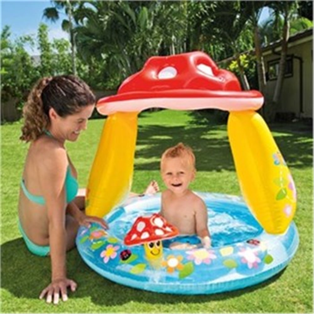 MANTAR GÖLGELİKLİ BEBE HAVUZU 102-89 CM