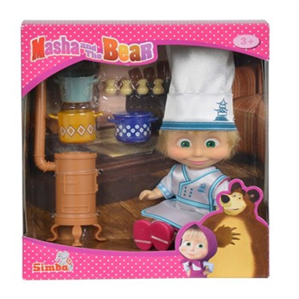 MASHA AŞÇI BEBEK SETİ 23 CM